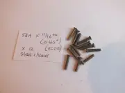 5 BA X 11/16 STEEL COUNTERSUNK SCREWS X 12 - FREEPOST