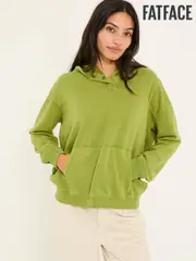 FatFace Bex Olive Green Bex Overhead 100% Cotton Hoodie (E79223) | $111