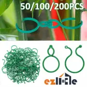 50-200Pcs Trellis Twine Veggie Clips Garden Plant Support Tomato Greenhouse