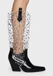 [SIMMI] Lynxx-1 Cowboy Boots - Black
