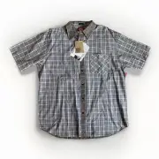 NWT Marc Ecko The Dwyer Collection Mens XL Button Down Short Sleeve Dress Shirt