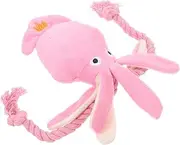 TOYANDONA Cat Teething Plush Octopus Shape Interactive Chew for Kittens Boredom Alleviation and Engagement Safe for Teeth for Indoor Play
