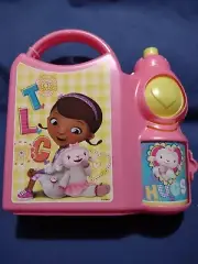 New Doc McStuffins Lunchbox with Built-in Bottle Compartment Pink Lamby Cute