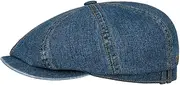 [Stetson] Hatteras Jeans Flat Cap Peaked Cap Flat Cap Balloon Hat Jeans Cap Men's with Lining Peak Spring Summer Autumn Winter