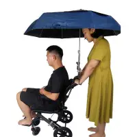 在飛比找蝦皮購物優惠-限時下殺✨電動輪椅雨傘架遮陽防曬雨棚輕便不銹鋼傘架可折疊萬嚮