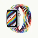 APPLE WATCH 彩虹編織單圈錶環 錶帶 驕傲 同志