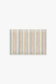 Bath Mat | Multicolour Bath Mat Camden Stripe Multicolor Bath Mat | Ruggable