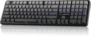 MechLands Aula F108 100% Wireless Gaming Keyboard 4000mAh Battery, Full Size Custom Gasket Mechanical Keyboard, Programmable 108 Keys, Hot-Swappable, for Win/Mac (Black Gradient)