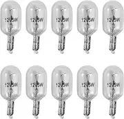 Car T10 12V 5W 168 194 W5W Halogen Light Bulb Instrument Cluster Gauge Dash Lamp Reading Lights, 10 Pack Warm White
