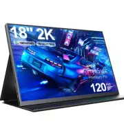 UPERFECT 18" 2K 120Hz Portable Monitor Gaming Monitor 16:10 Screen 100%DCI-P3