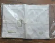 Vtg NWT Keepsake Linens 8 pc White Luncheon Set Irish Ireland Napkin Placemat