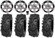 ITP SS212 14" Wheels Machined 30" Mudda Inlaw Tires Sportsman 550 850 1000