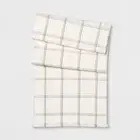 Threshold Green Grid Table Runner - 60.0 inches (L) x 16.0 inches (W)