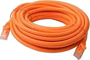 8Ware Cat6a UTP Snagless Ethernet Cable, Orange, 10m Length