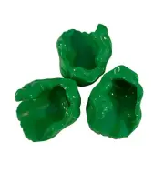 NEW LEGO | Minifigure Hair - Bright Green w/ Side Part Over Shoulder