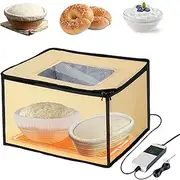 Bread Proofer with Heater, Dough Proofing Box with Timer & Temperature Control, Bread Making Accessories Sourdough Starter Kit for Bread, Pizza