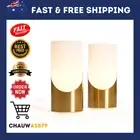 2x Bedside Touch Lamps Modern Table Desk Light Silver Base Home Decor AU
