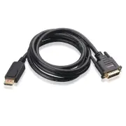 2-Pack, Gold Plated DisplayPort to DVI Cable 6 Feet