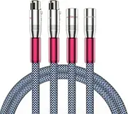 Audio Silver Plated HiFi XLR Audio Cable XLR Audio Video Cable (1M)