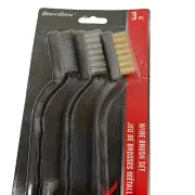 3 PC Driver’s Choice Detail Wire Brushes 7" Long Brush Set
