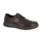 IMAC Mens Softie Leather Casual Shoes Black 9 UK
