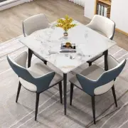 Signature Modern Square dining table 4 Styles Sintered Stone Dining Table Strong