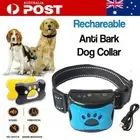Anti Bark Dog Collar Rechargeable Auto Stop Barking Non-Shock Sound Vibrate AU