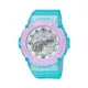 【CASIO】Baby-G 薰衣草色錶圈 x 果凍藍錶帶 雙顯電子女錶 BGA-270-2A 台灣卡西歐公司貨保固一年