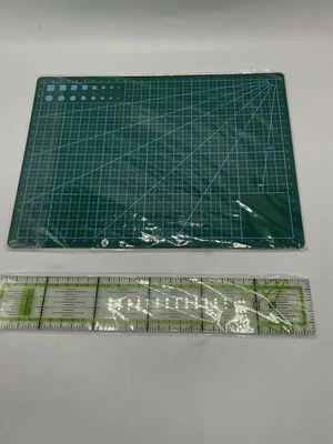 Premium Self-Healing Cutting Mat | A4 (8.5" x 12") | + Ruler
