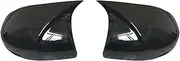 Gerrit for Honda Fit Jazz City Shuttle Freed 2014-2019 Car Replacement Exterior Door Side Rear View Mirror Cover Caps Reverse Shell Case Car Side Mirror Cover Exterior Mirrors (Color : Low Prof Black