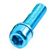 MTB Bicycle Handlebar Screws Titanium-plated Colorful Screws M5*18MM stem riser screws blue
