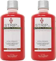 Strip Same-Day Detox Drink, Extra Strength Cleansing Quick Flush Potent Deep System Cleanser Fruit Punch Flavor (32 oz) 2 Pack