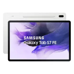 【SAMSUNG 三星】Galaxy Tab S7 FE 12.4吋 4G/64G WIFI 平板電腦(T733/銀/黑/粉/綠)