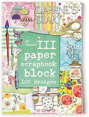 [Daphne's Diary] Scrapbook III | 50 Pages with 100 Beautiful Designs | Vintage Scrapbooking Kit with Designed Paper & Craft Supplies | Perfect for Self-Care, Junk Journaling, and Creative Projects