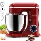 Ailessom Stand Mixer 6-QT 10-Speed Tilt-Head Kitchen Electric Mixer Bowl Red