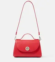 [Simone Rocha] Simone Rocha Valentine leather shoulder bag One Size red