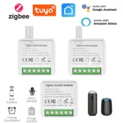 Tuya Zigbee 1/2/3/4 Smart Gang Switch Module 2 Way Control DIY Breaker Smart hom