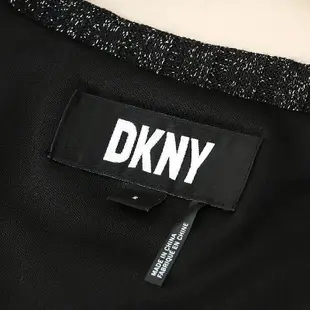 DKNY 黑色不規則修身洋裝 650元