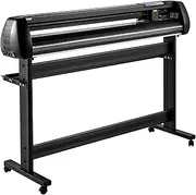 VEVOR Vinyl Cutter, 53inch Vinyl Cutter Plotter with Stand, Adjustable Speed Force for Sign Making Vinyl Plotter, SignMaster Software Vinyl Tape Tools Vinyl Printer Available with COM/USB/Bluetooth