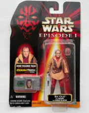 STAR WARS Episode 1 Ric Olie Figure W/ Helmet Naboo Blaster Commtech Chip Sealed