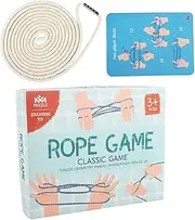 YARNOW 1Set Cradle Rope Game Fun Finger Strings for Early Education Hand Game Dexterity Creativity Birthday Present