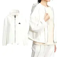 在飛比找ETMall東森購物網優惠-Adidas TECH UPF HD JKT 女款 米白色 