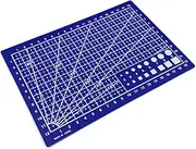 zolyet PVC Cutting d Self Healing Rotary Mat -Sided Cutting Mat Carving Craft Hobby Tool Blue A5
