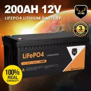 MOBI 200AH Lithium Iron Battery Deep Cycle 12V LiFePO4