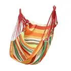 Tree Hanging Swing Durable Hammock Chair Handmade Cotton Weave Foldable Heavy