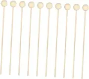 MAGICLULU 10Pcs Rattan Sticks with Wooden Bead Natural Aroma Diffuser Essential Oil Replacement for Fragrance Diffusion for Home and Outdoor Use