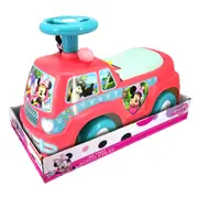 Disney Lights N Sounds Minnie Camping Van Ride-On Toy Kids/Toddler Red 12m+