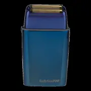 BaBylissPRO Duo Blue Chrome Double Foil Shaver and Outliner Trimmer