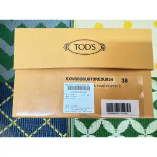 ❄️拍賣❄️TOD’S 女生 藍色 絨面 牛皮豆豆鞋  尺寸38