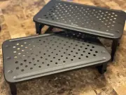 ATUMTEK Large Computer Monitor/Laptop Adjustable Stand Riser, Black 2 Pack